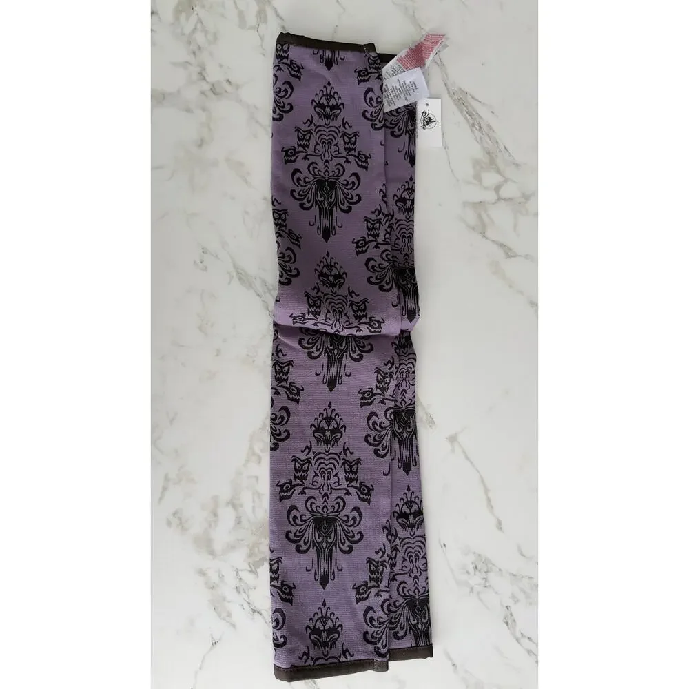 Official Disney Parks Haunted Mansion Wallpaper Kitchen Towel Purple NEW